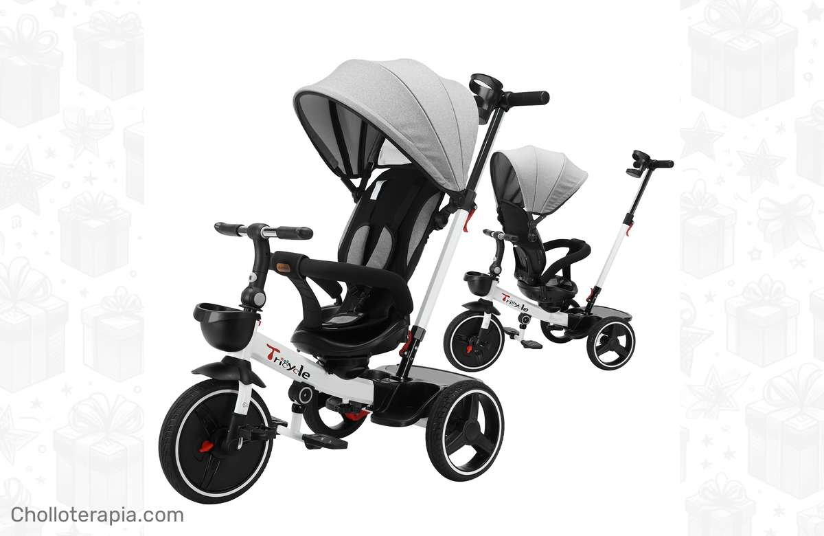 ¡Descubre la Bicicleta Triquete UBRAVOO para Bebés con Rotación 360º!