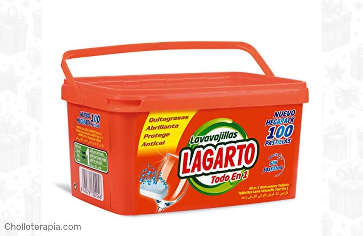 ¡Descuento Increíble! Lagarto Pastillas Lavavajillas Todo En Uno, 100 Unidades. ¡No te lo Pierdas!