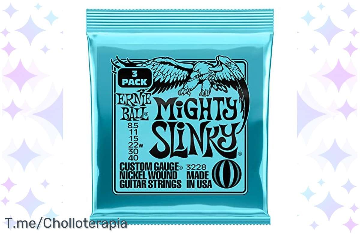 ¡Descuento brutal! Aprovecha ya las cuerdas para guitarra eléctrica ¡Precio loco en Ernie Ball Mighty Slinky Nckl Wnd!