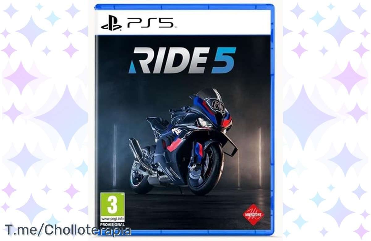 ¡Descuento brutal en RIDE 5 para PS5! ¡No te lo pierdas y siente la adrenalina sobre dos ruedas!