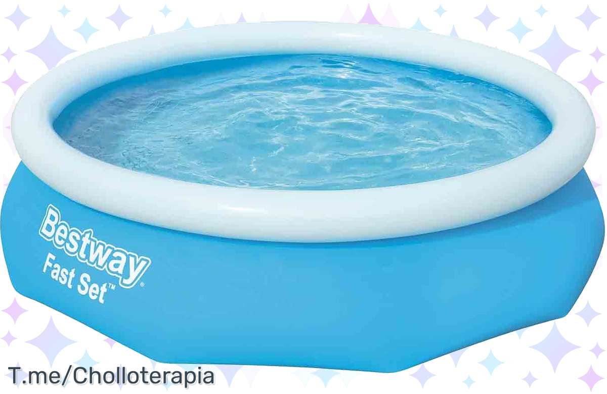 ¡Descuento brutal en la piscina Bestway® Fast Set Ø 305 x 76 cm! ¡Compra ya!