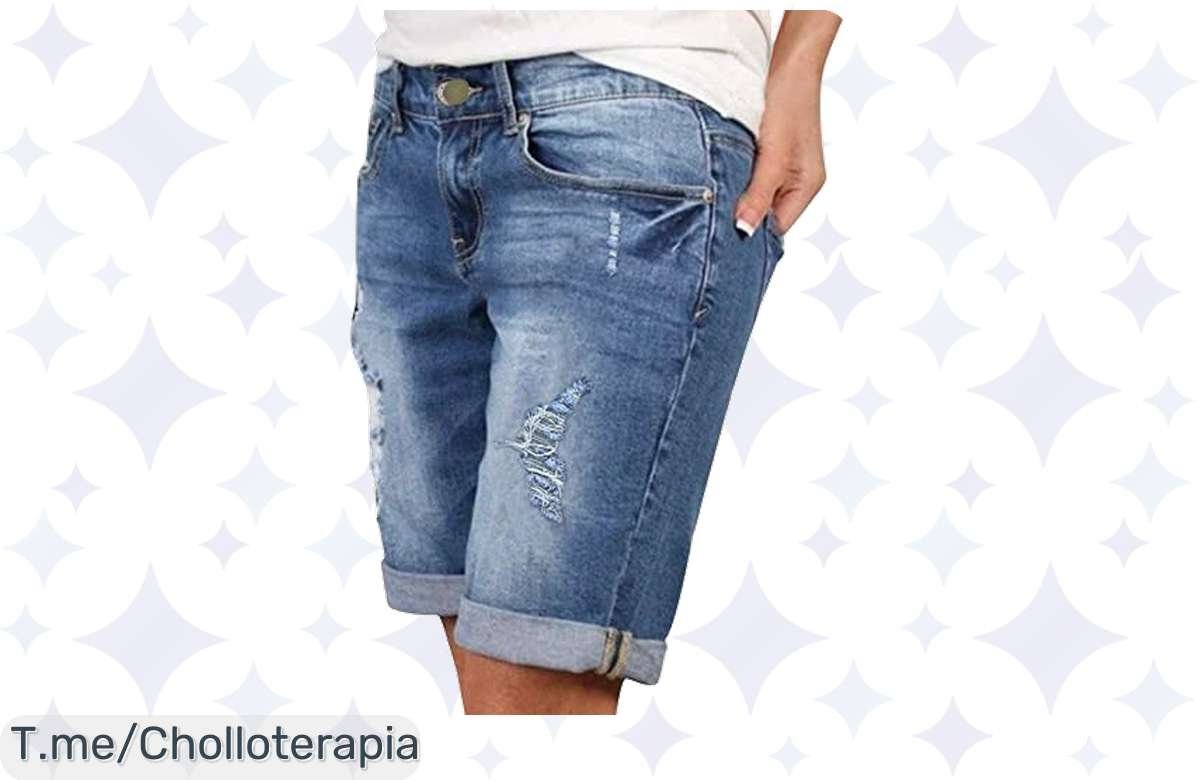 ¡Descuento del 50% en últimos shorts vaqueros de moda! ¡Atrapa este chollo y presume en verano!