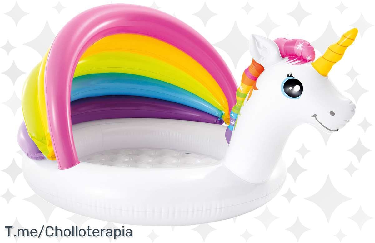 ¡Descuento exclusivo! Piscina unicornio para bebé: ¡diversión asegurada!