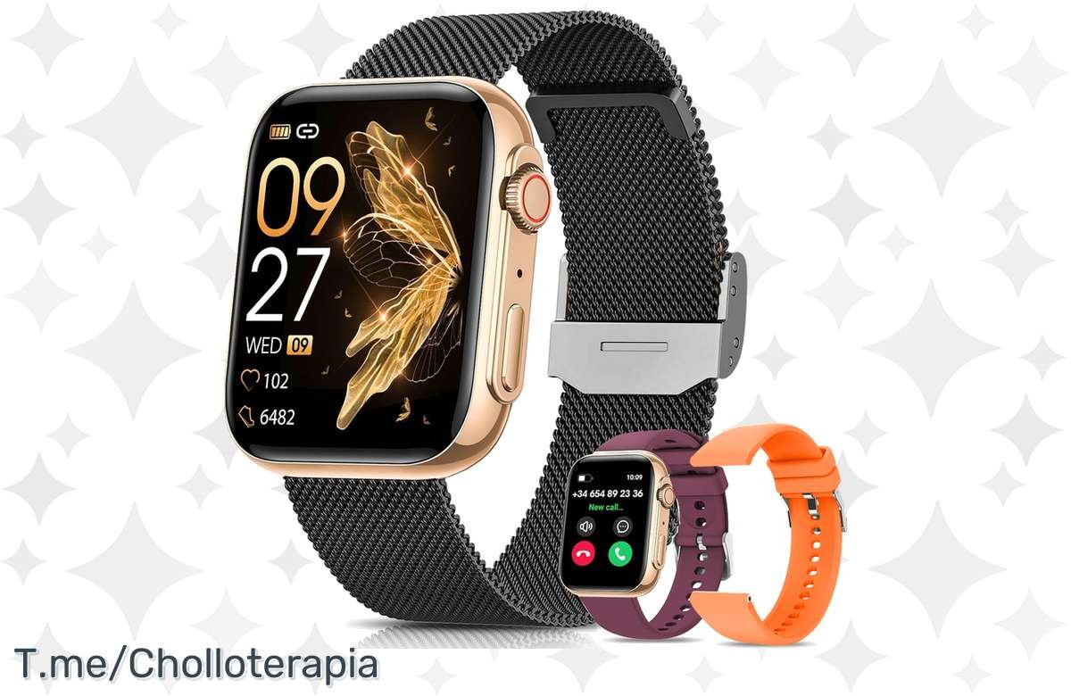 ¡Descuento exclusivo! Reloj Inteligente para Mujeres: Sumergible, 120+ Modo Deportivo, ¡Hazte con el tuyo ya!