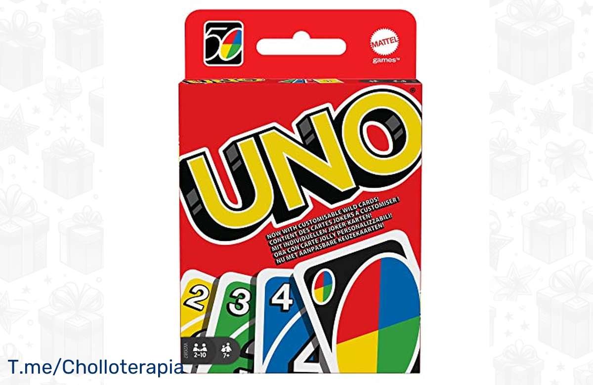 ¡Descuento exclusivo en juego de cartas UNO de Mattel Games! ¡Aprovecha ya!