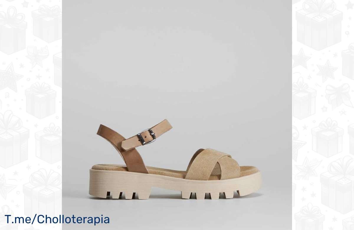 ¡Descuento irresistible en sandalias track de piel NYC! ¡Aprovecha ahora!