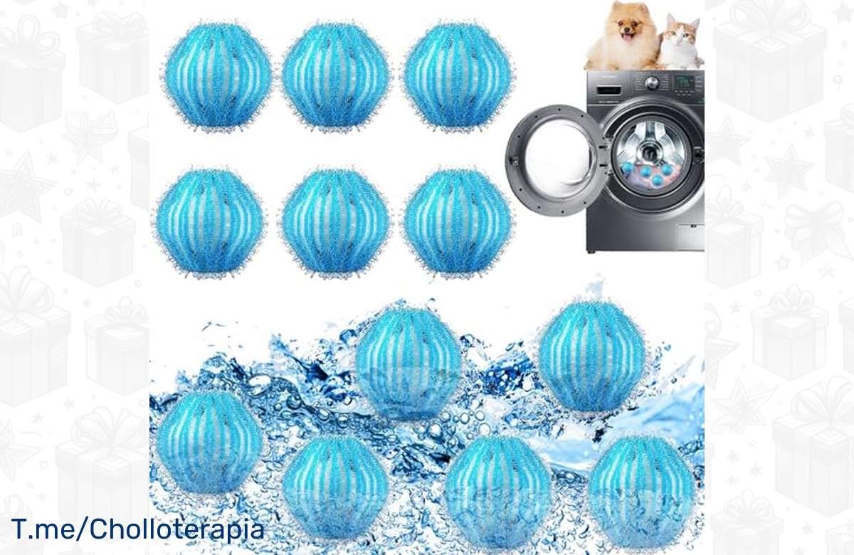 ¡Despídete del pelo de mascota en la lavadora con estas bolas mágicas!