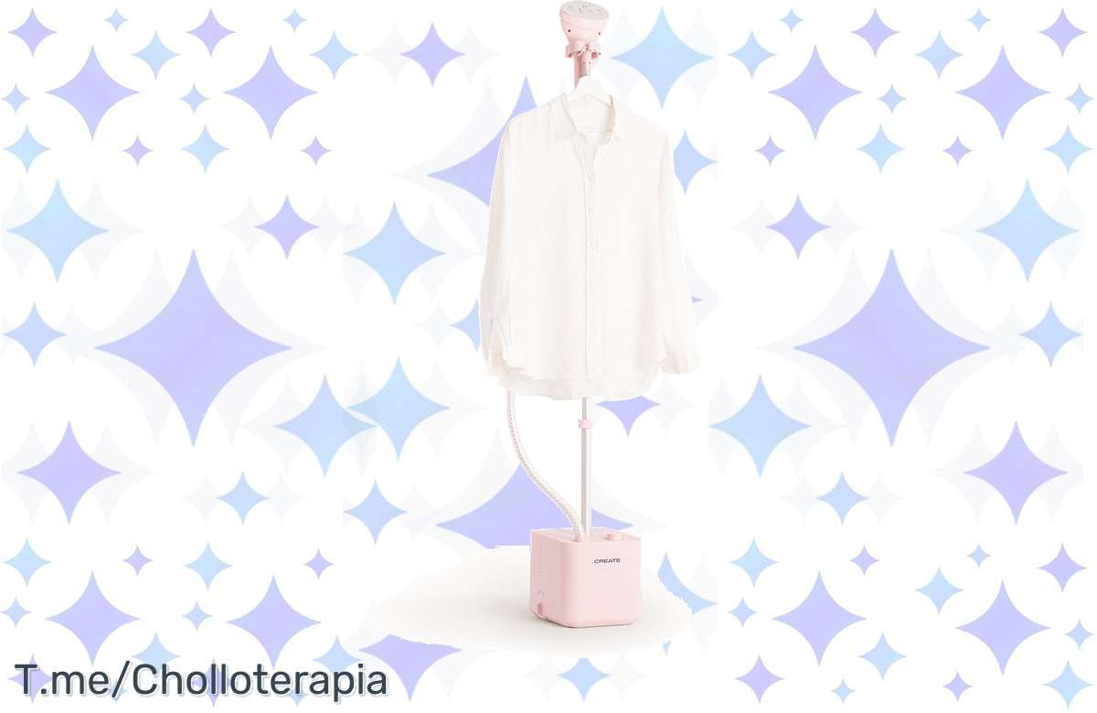 ¡Di adiós a las arrugas con esta plancha de vapor vertical! ¡Oferta de locura, no te la pierdas!
