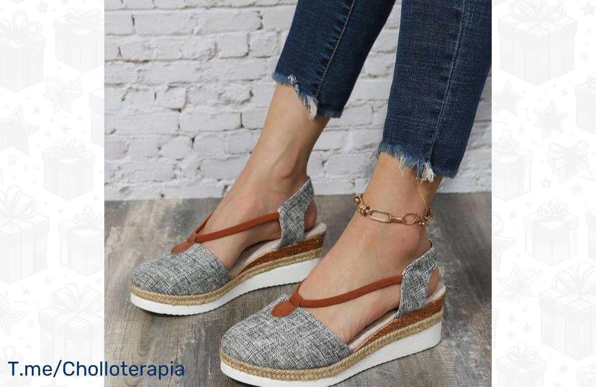 ¡Diseño Gladiator para Verano! Increíble oferta en Sandalias de Mujer con Tacón en Cuña