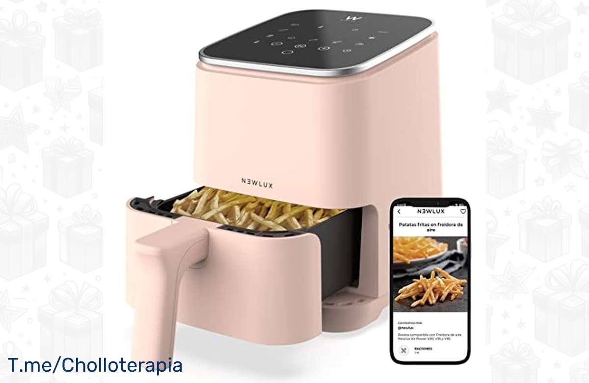 ¡Disfruta de comidas deliciosas sin remordimientos con la freidora sin aceite de NEWLUX!