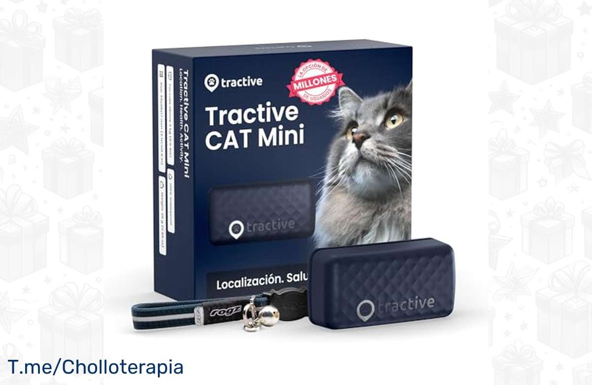 ¡Encuentra a tu peludo en segundos con el collar GPS Tractive Mini! Aprovecha esta oportunidad