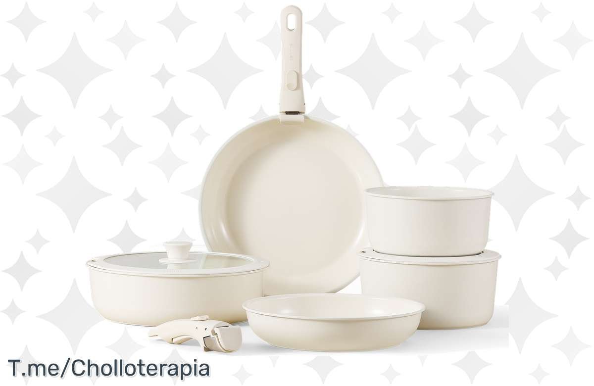 ¡Hasta agotar stock! Juego de Sartenes Antiadherentes – 9 piezas, con tapas – Apto para todas las estufas – ¡No te lo pierdas!