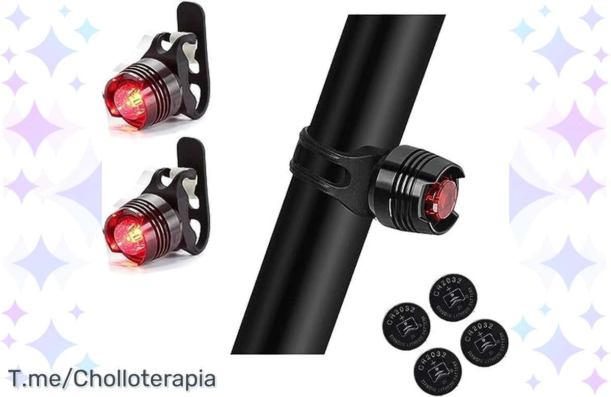 ¡Hazte visible en la carretera con estas luces traseras LED para bicicleta!