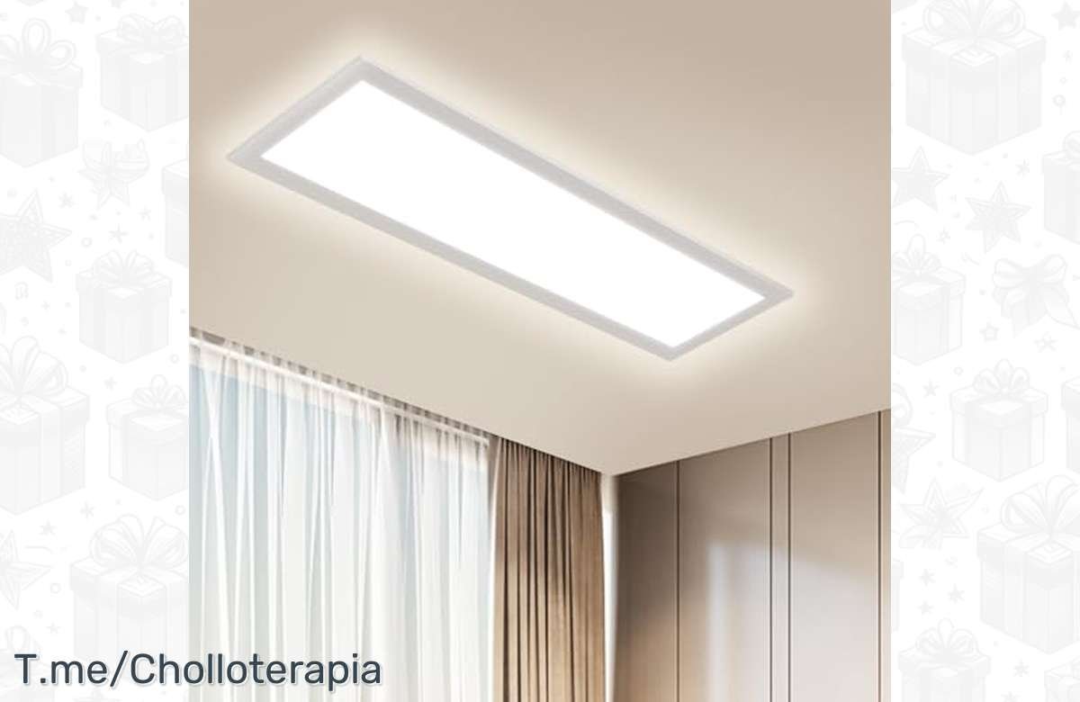 ¡Ilumina tus espacios con el Panel LED de techo OTREN al 36% de descuento!