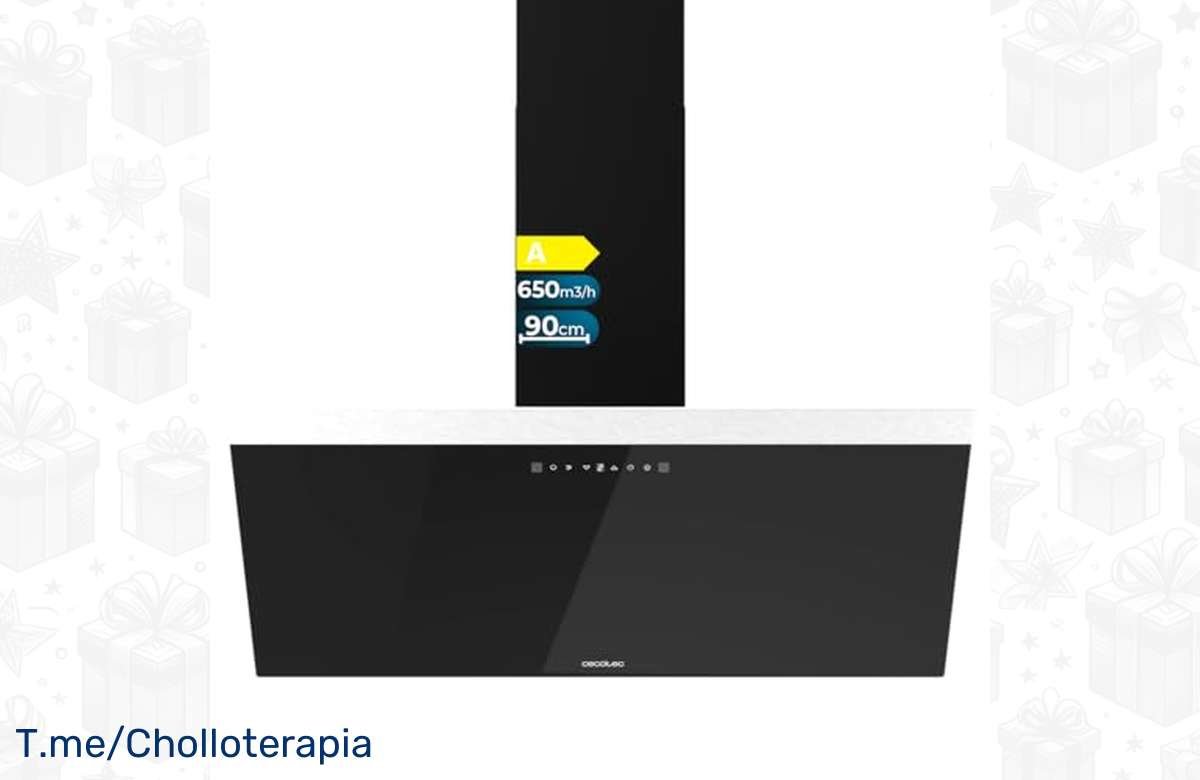 ¡Increíble extractor de cocina moderno con potente succión!