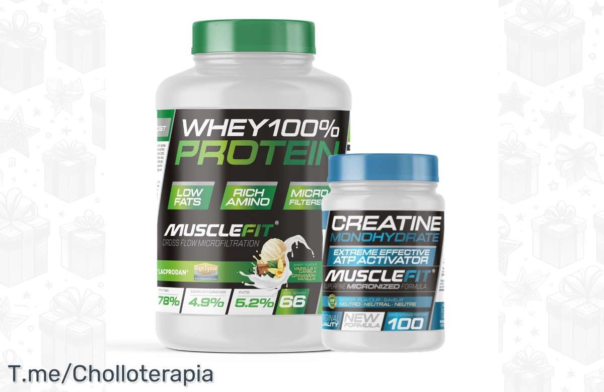 ¡Increíble oferta! Pack Whey 100% a precio irresistible en MuscleFit