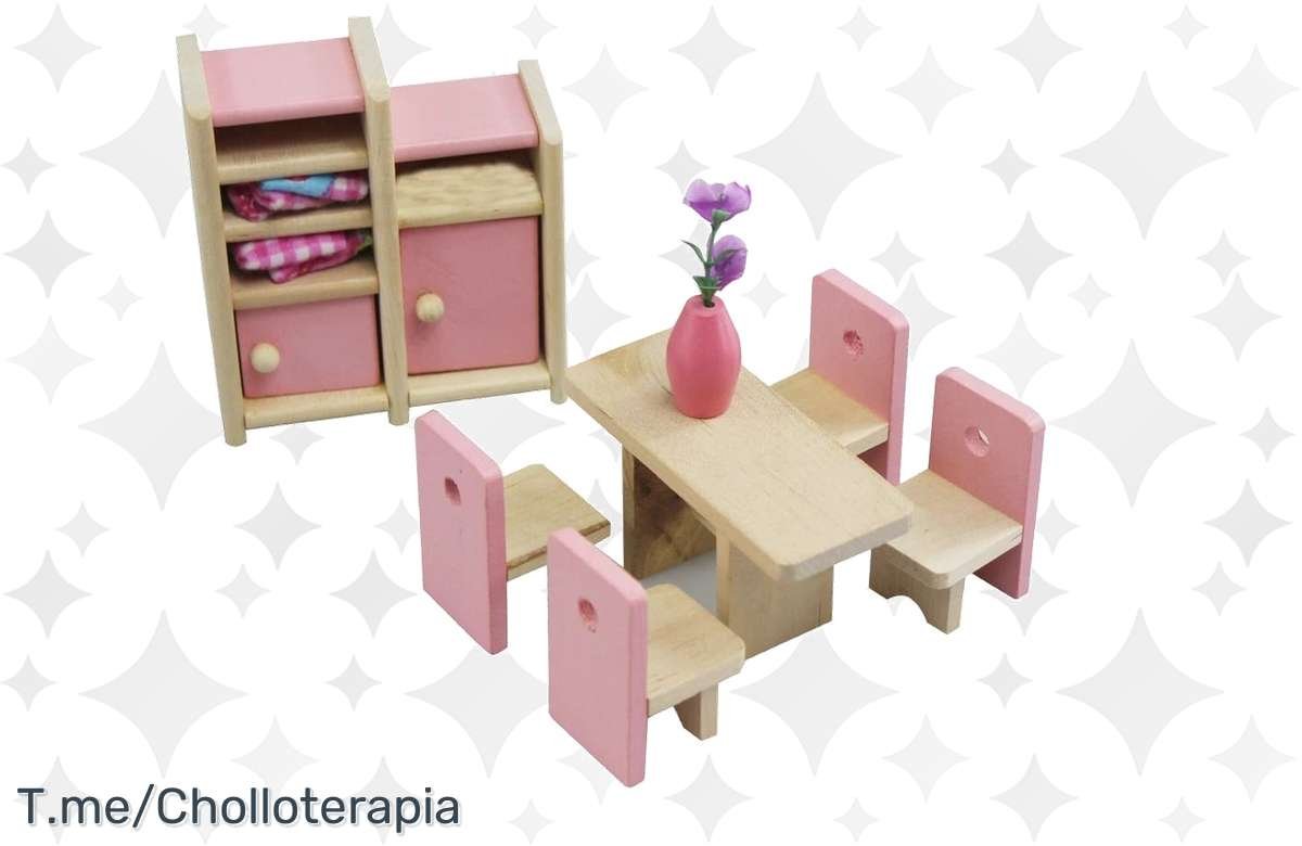 ¡Increíble oferta en Casa de muñecas de madera para niños! ¡Aprovecha ya!