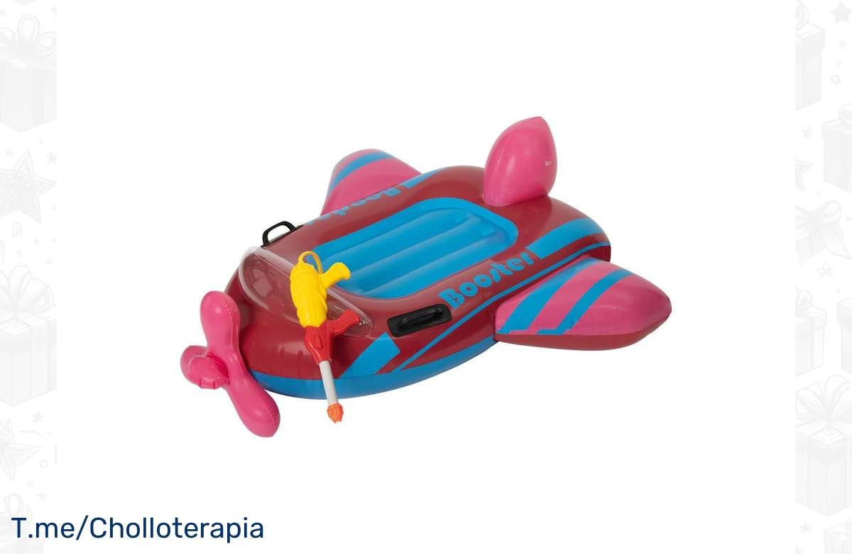 ¡Lánzate al agua con nuestras colchonetas hinchables con pistola de agua! ¡No te quedes sin la diversión acuática!