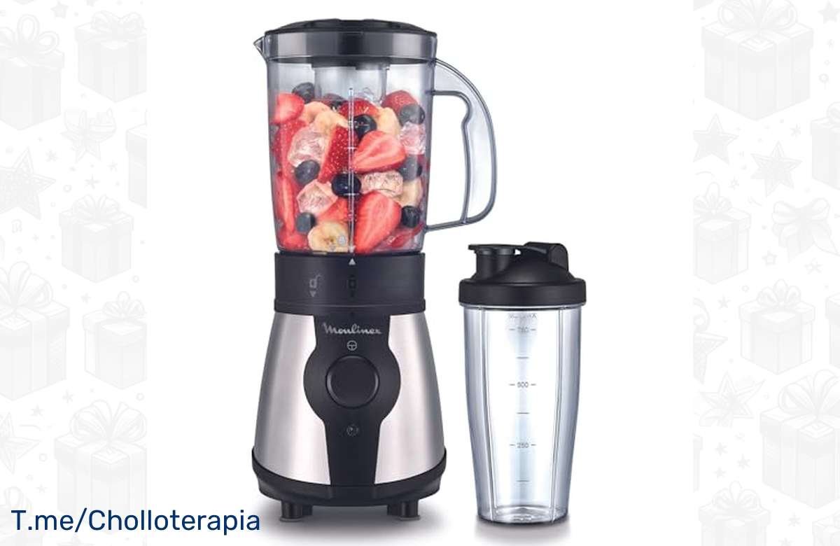 ¡Llévate la Batidora de vaso Moulinex Blend&Go antes de que se agoten!