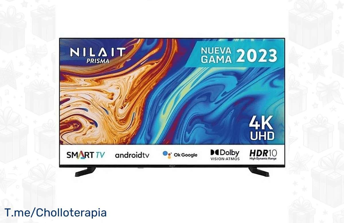 ¡No dejes escapar este chollo! TV LED 55 UHD 4K y Smart TV a precio de locura. ¡Aprovecha ya!