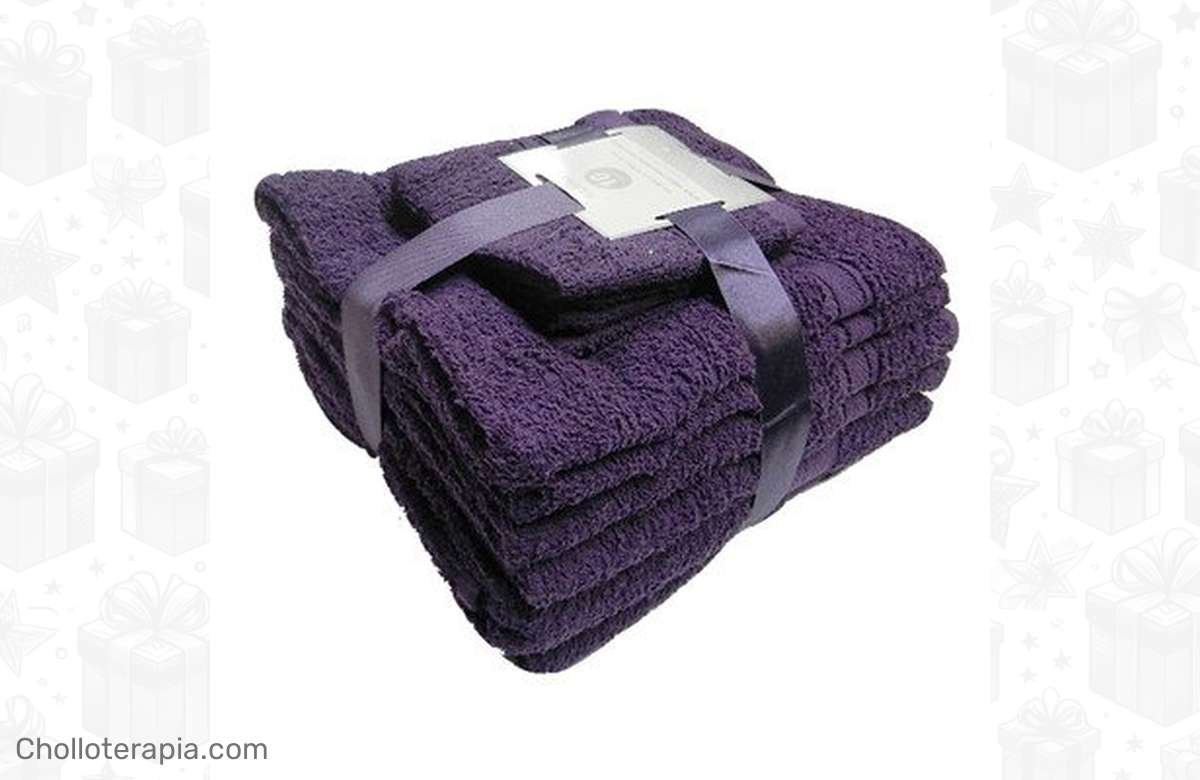 ¡No dejes pasar esta ganga! 10 toallas Gaveno Cavalia de algodón Toronto: 4 de cara + 4 de manos + 2 de baño. ¡Un chollazo irresistible!