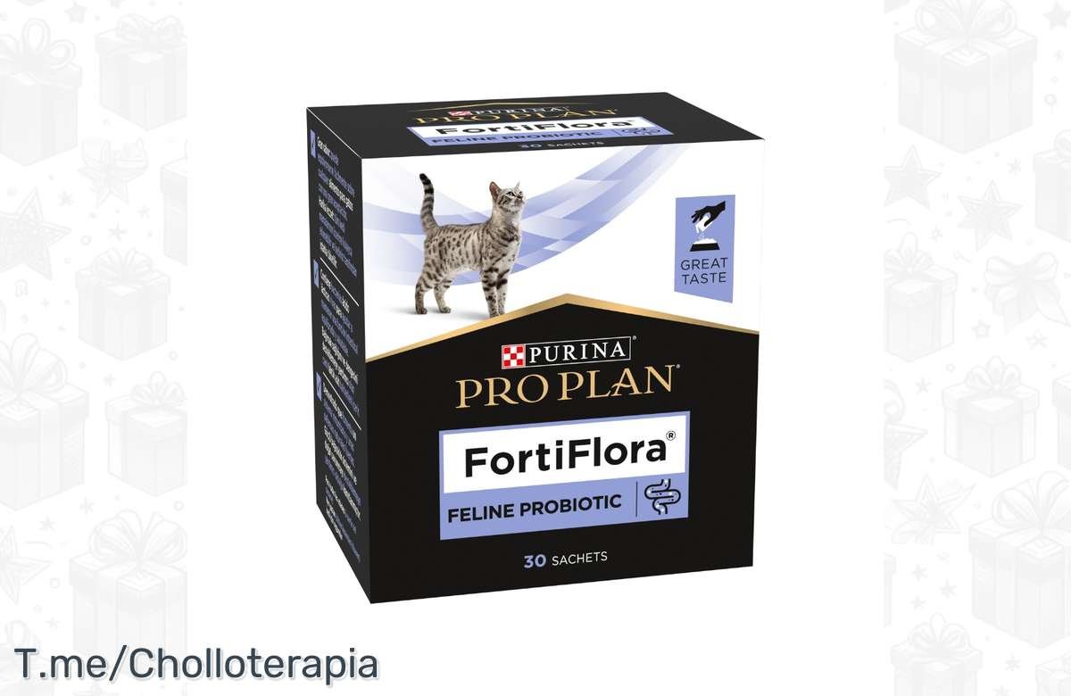 ¡No dejes pasar esta ganga! Fortiflora para gatos de Purina Pro Plan a precio de regalo. ¡Corre y cómpralo ya!