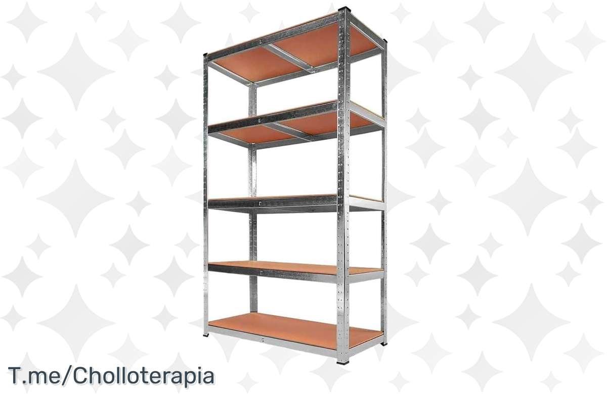 ¡No dejes pasar esta oferta! Estantería metálica con 5 baldas por solo 180€. ¡Organiza tu trastero ya!