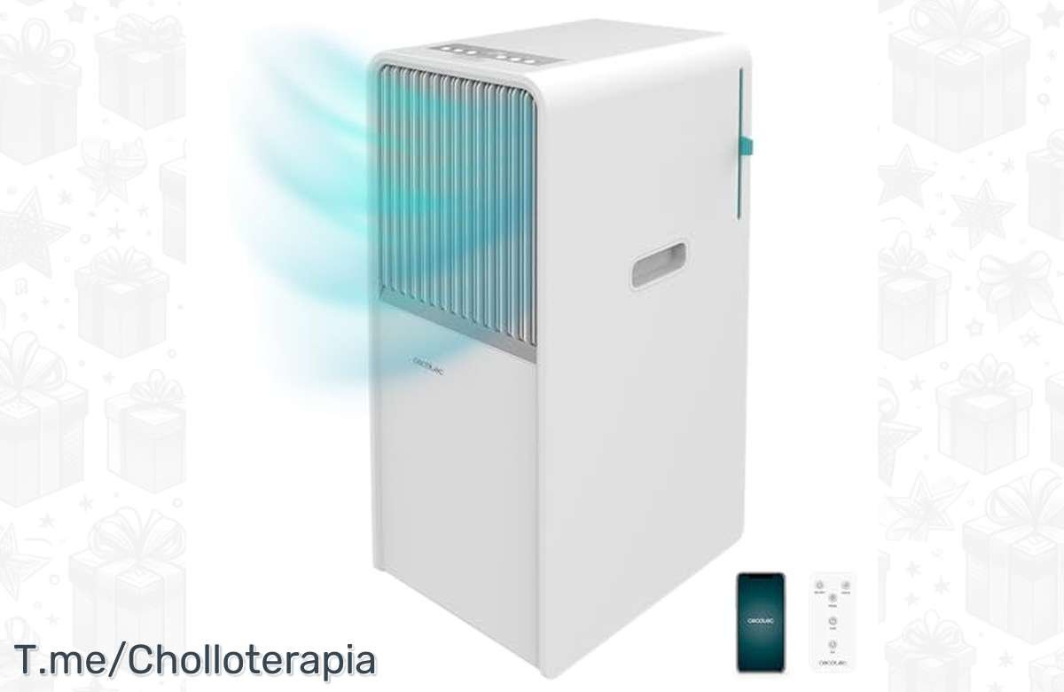 ¡No dejes pasar esta oportunidad! Aire Acondicionado Portátil Cecotec ForceClima 7550 Style Connected con Wifi y Mando a Distancia. ¡Refresca tu hogar con potencia imbatible!
