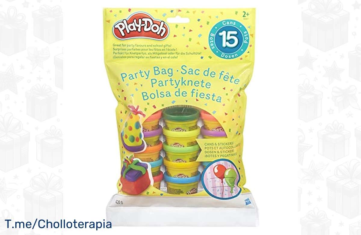 ¡No dejes pasar esta oportunidad! – Paquete de Fiesta de Play-Doh con 15 minibotes a precio de regalo. ¡Compra ahora y ahorra!