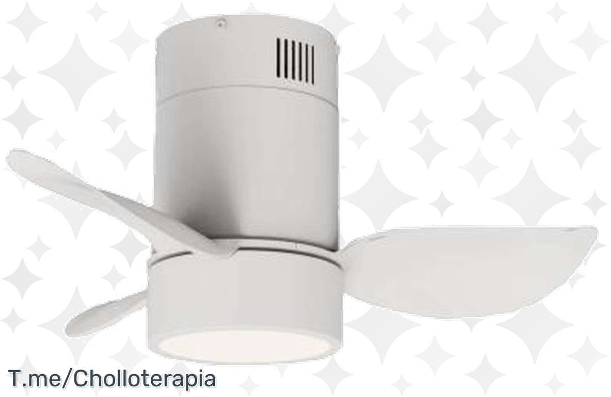 ¡No dejes pasar esta oportunidad! Ventilador de techo LEDHOGAR con mando a distancia y 6 velocidades