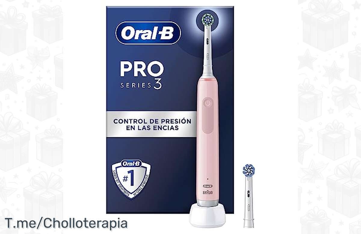 ¡No dejes pasar esta oportunidad! ¡Consigue tu Oral-B Pro Series 3 y luce una sonrisa perfecta!
