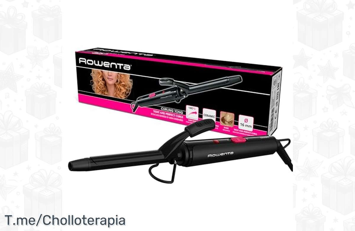 ¡No pierdas la oportunidad de tener la Tenacilla rizadora Rowenta CF2133 a precio de regalo!
