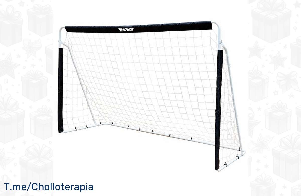 ¡No te lo pierdas! Portería de fútbol de acero 240×150 cm, ¡a precio de locura! ¡Aprovecha ya!