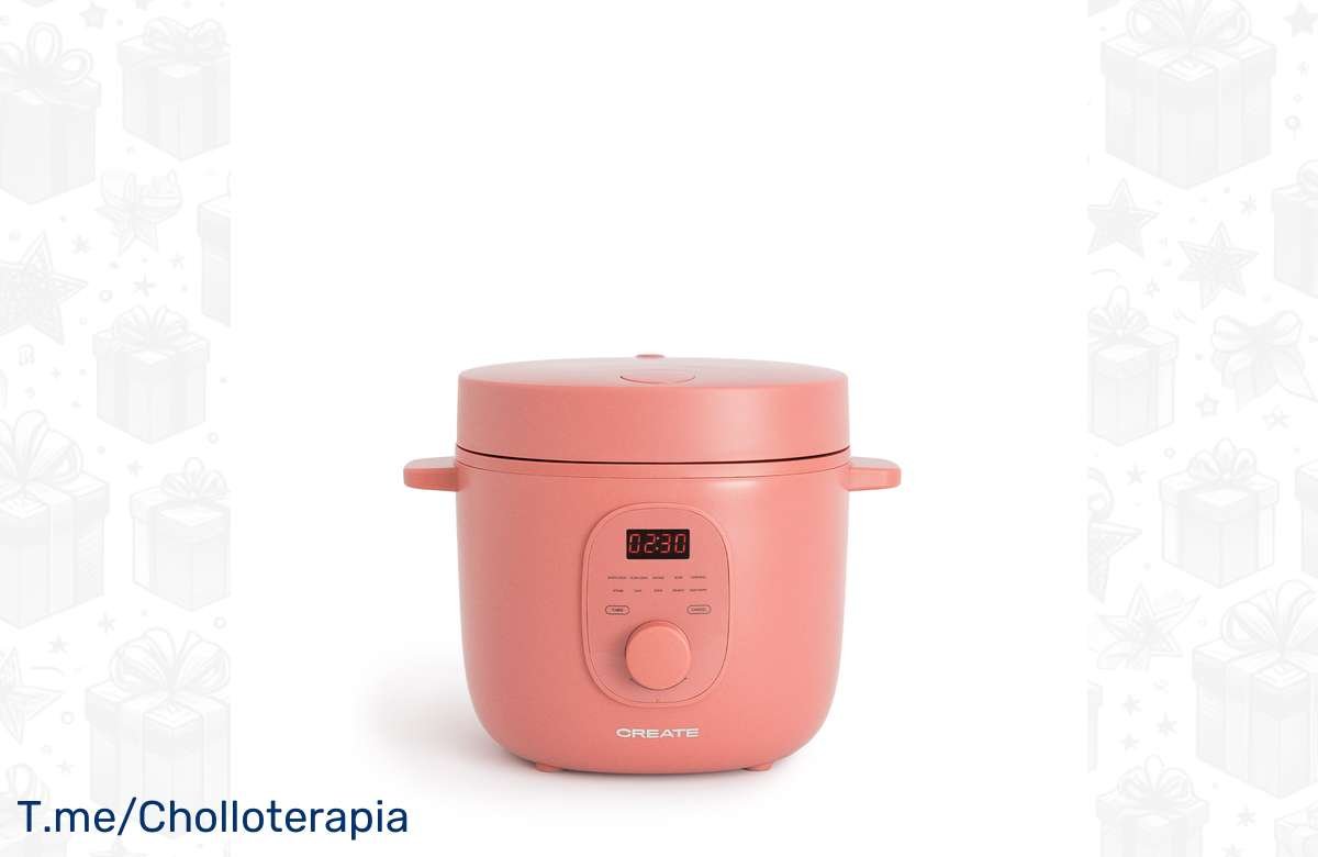 ¡No te pierdas esta ganga! Arrocera eléctrica con cesta vaporera de 2L – Temporizador 24H y calor por 12H – ¡Corre que vuelan!