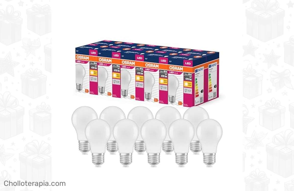 ¡No te pierdas esta ganga! Pack de 10 lámparas LED OSRAM a precio de locura