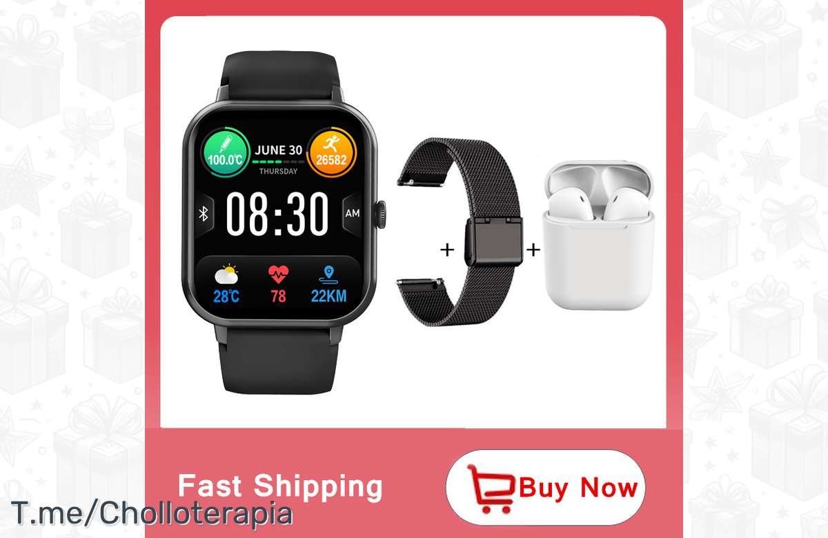 ¡No te pierdas esta ganga! Reloj inteligente de alta gama: ¡Solo por tiempo limitado!