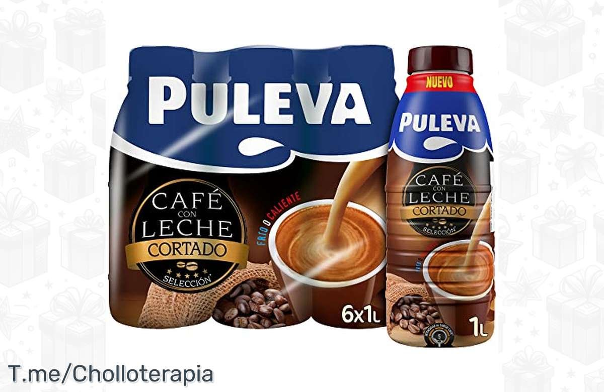 ¡No te pierdas esta oferta! Pack 6 x 1L de Puleva Café con Leche Cortado a precio increíble