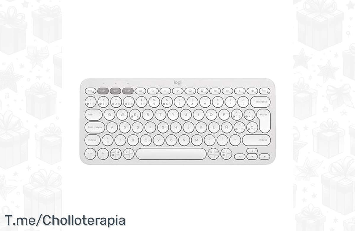 ¡No te pierdas esta oferta única! Logitech Pebble Keys 2 K380s: el teclado Bluetooth que necesitas para ser más productivo ¡ya!