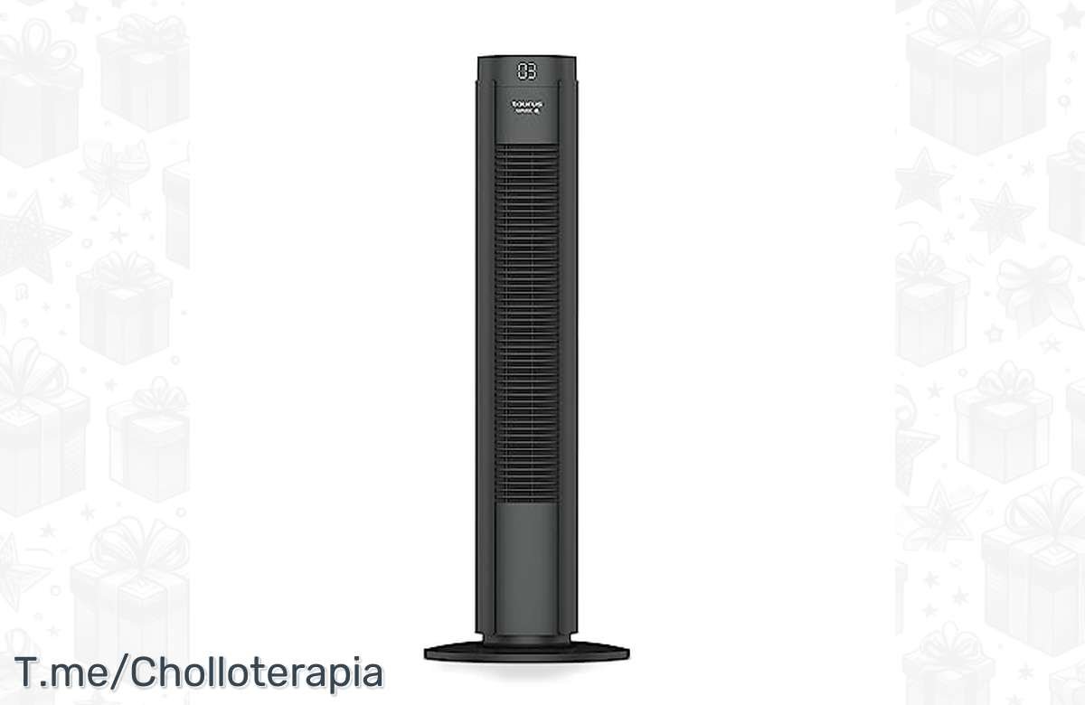 ¡No te pierdas esta oferta única! Ventilador Taurus New Babel Digital con control remoto