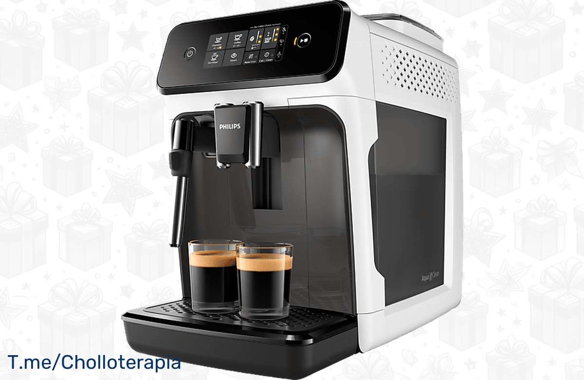 ¡No te pierdas esta súper oferta en la cafetera Philips Serie 1200!