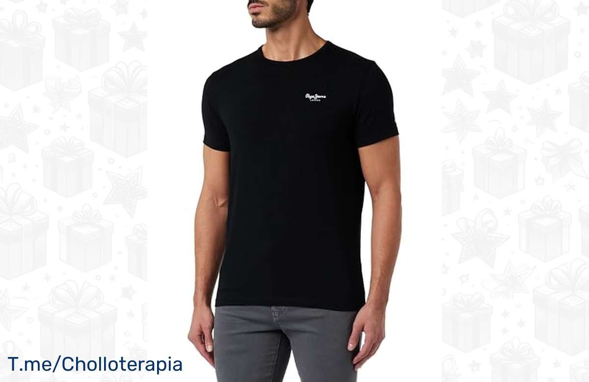 ¡No te pierdas este súper descuento en camisetas Pepe Jeans para hombre!
