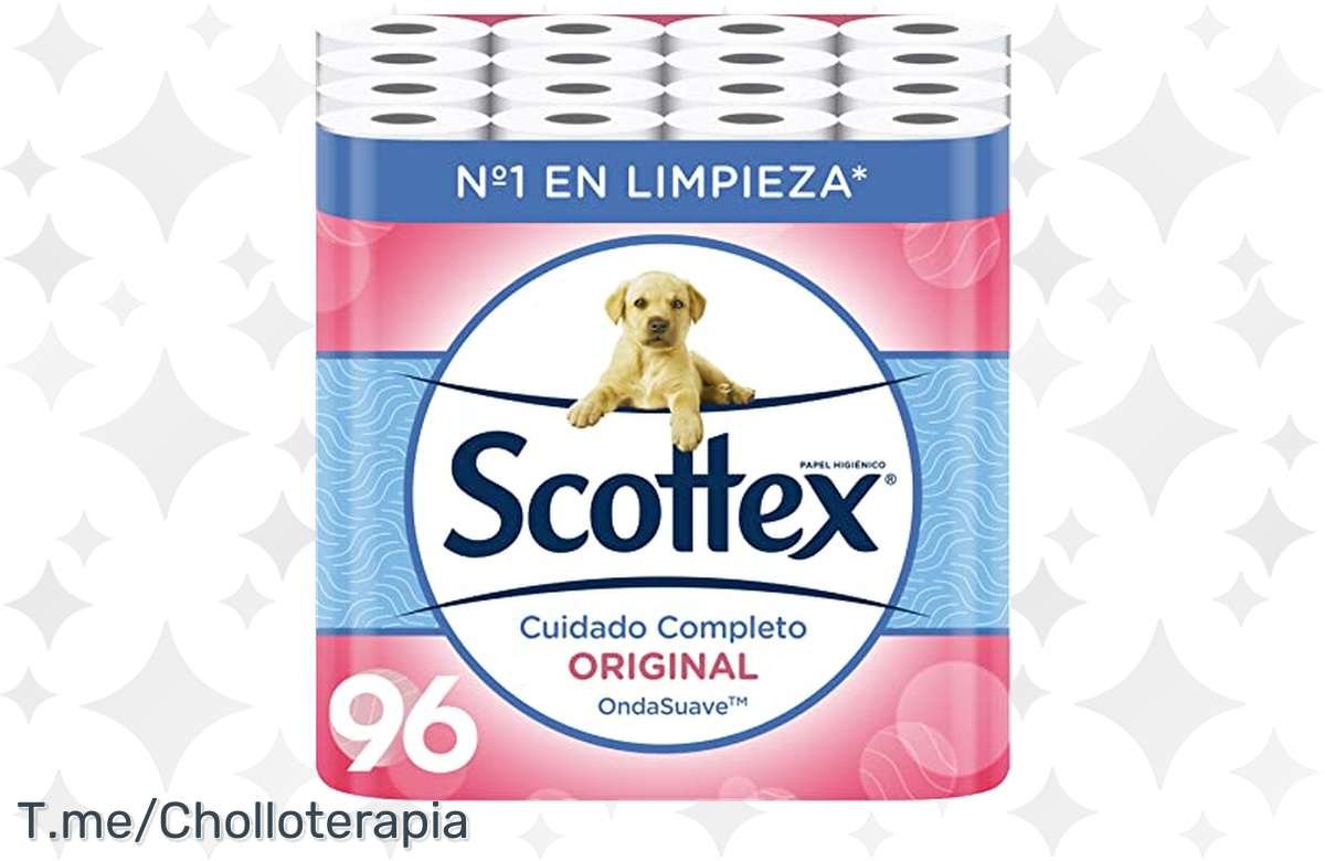 ¡No te pierdas la oportunidad de tener Scottex Original con 96 rollos de calidad suprema!