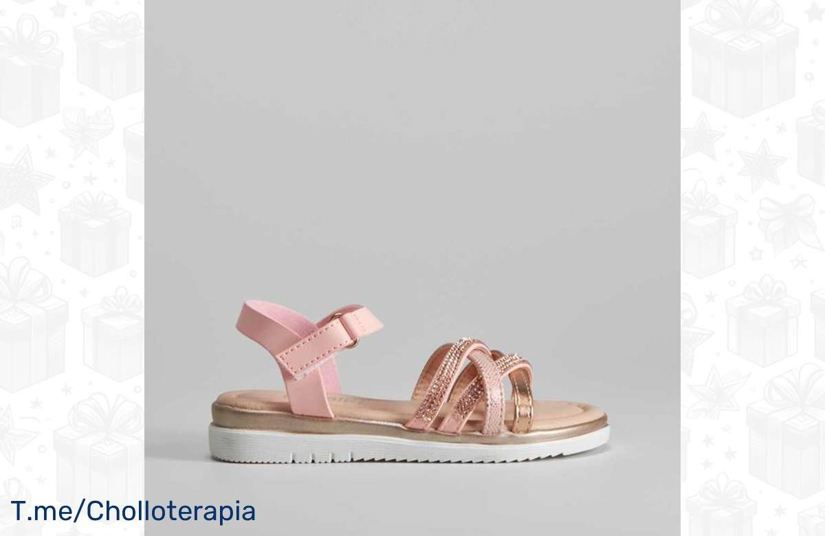 ¡No te pierdas las sandalias cuña rosa multi tiras OH GIRL en oferta!