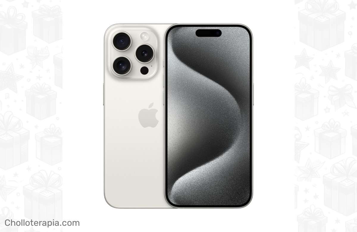 ¡No te quedes sin el Apple iPhone 15 Pro Max 256 GB 5G en Titanio Blanco a precio de locura!