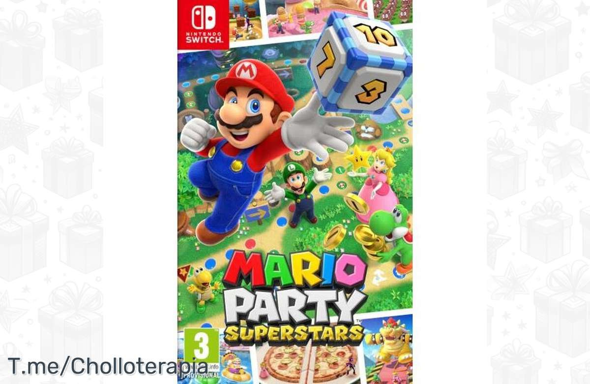 ¡No te quedes sin él! Mario Party Superstars para Nintendo Switch, ¡nuevo y precintado!