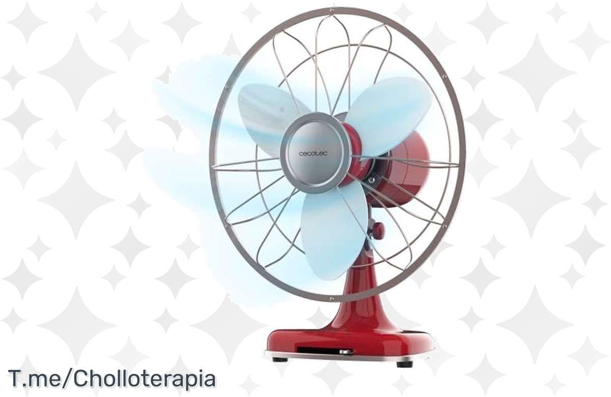 ¡No te quedes sin el Ventilador de Sobremesa EnergySilence 1090 RetroDesk Design! ¡Potencia y estilo al mejor precio!