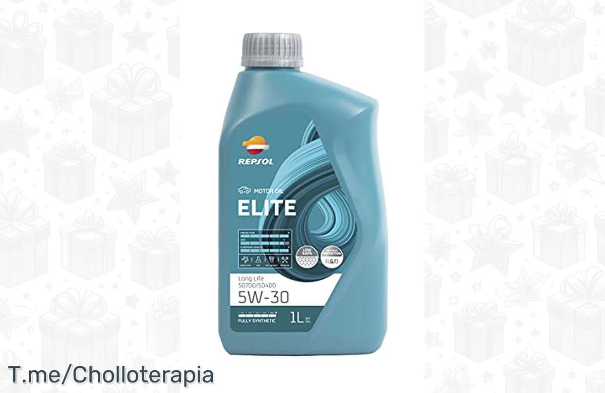 ¡No te quedes sin el súper descuento de Repsol para tu coche! Compra ahora Aceite Elite Long Life 50700/50400 5W-30 1L!