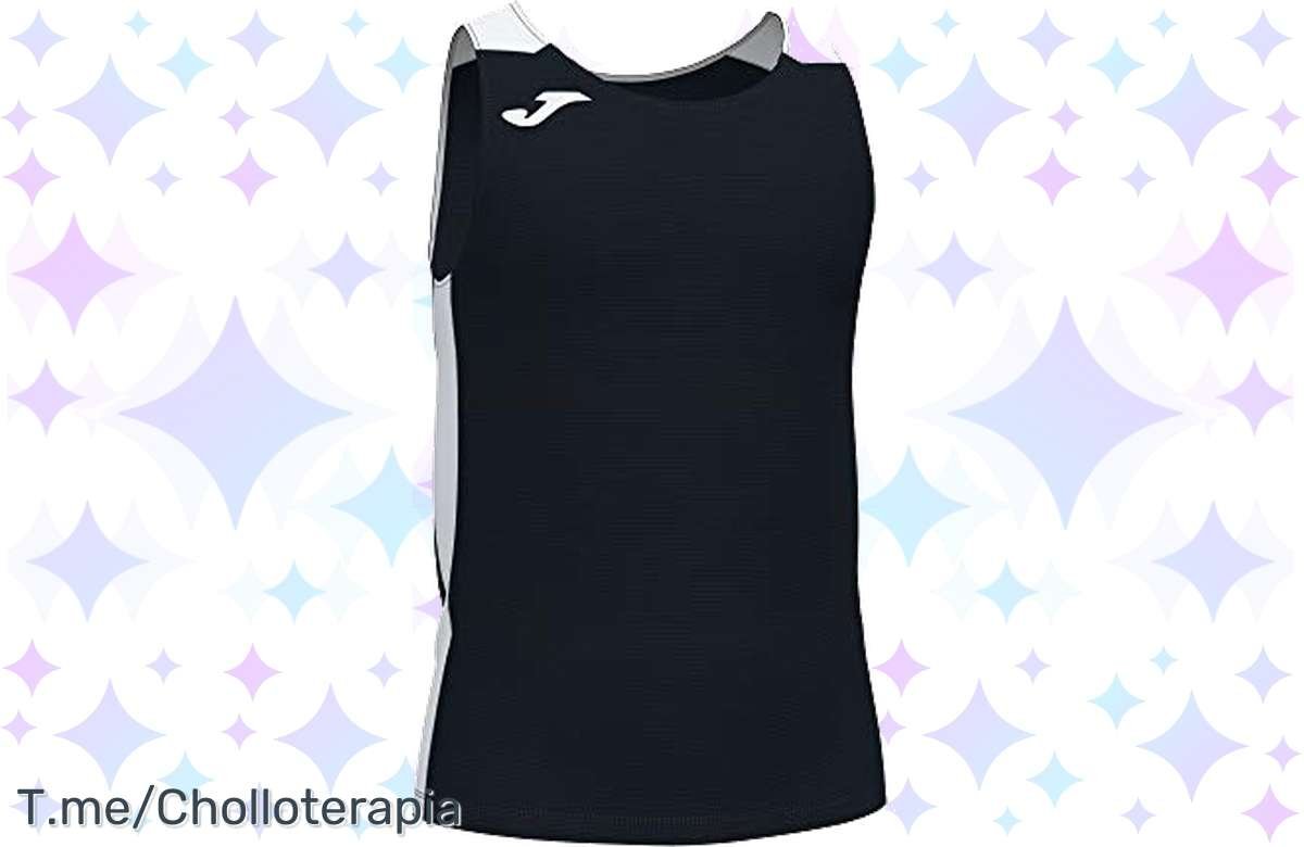 ¡No te quedes sin la camiseta Joma Record II a precio de locura! ¡Solo disponible en negro-blanco talla M!