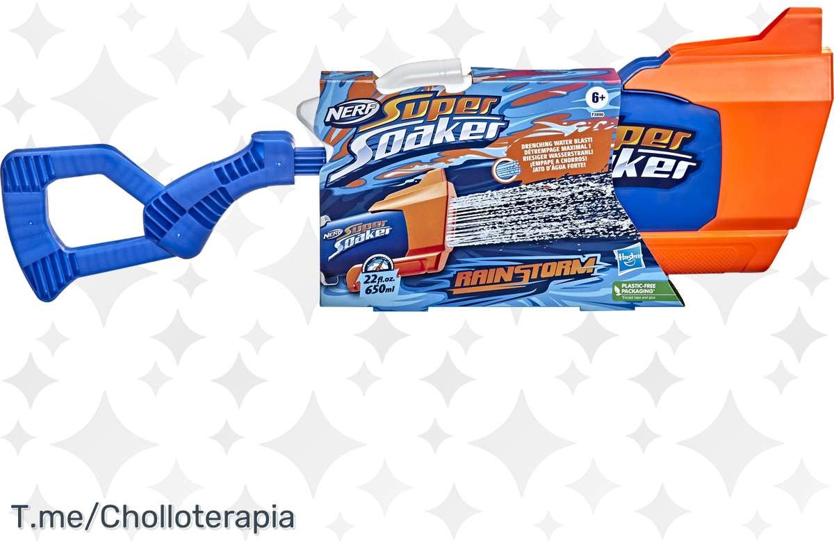 ¡No te quedes sin la diversión acuática del verano! – Nerf Super Soaker Rainstorm en oferta.