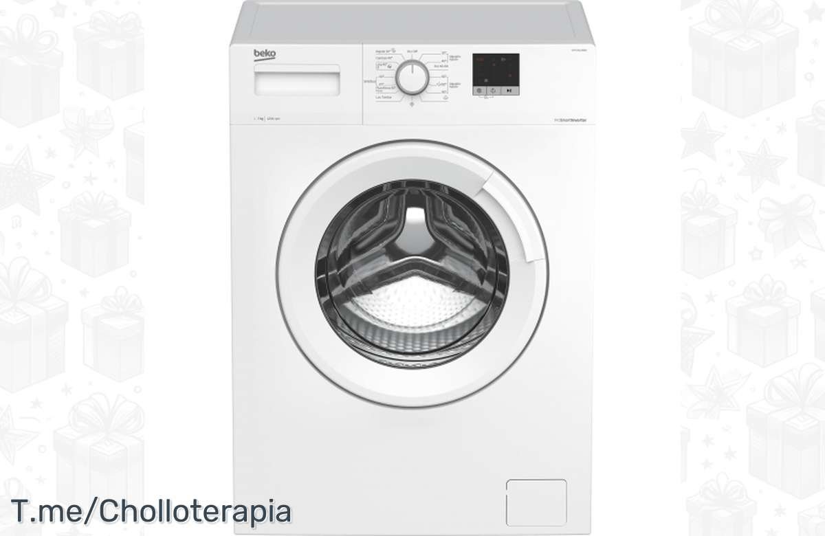 ¡No te quedes sin la lavadora Beko WTE 7611 BWR! ¡Oferta única en carga frontal de 7 kg!